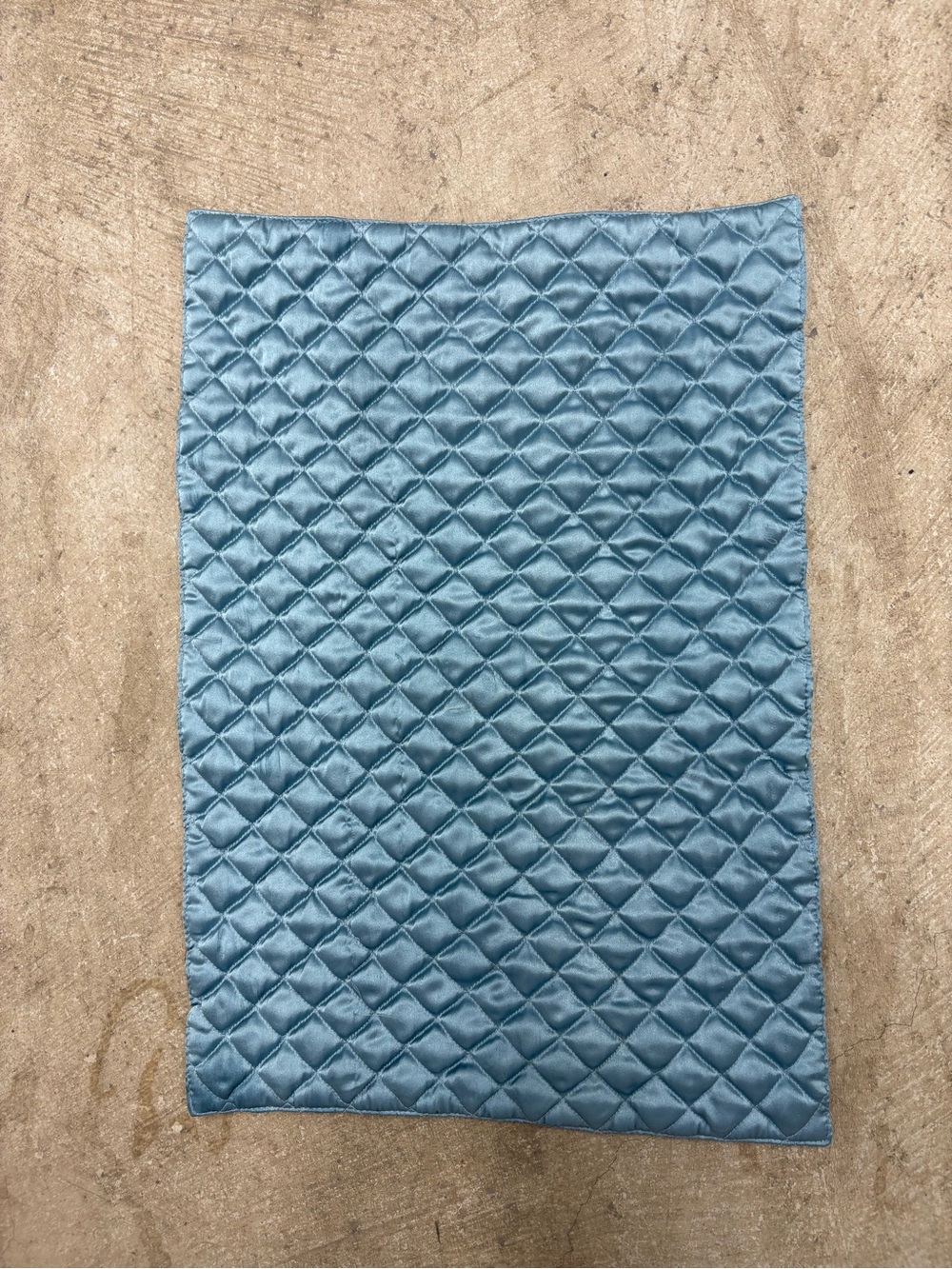 Spring Robin Egg Blue Fluffy and Quilted Placemat